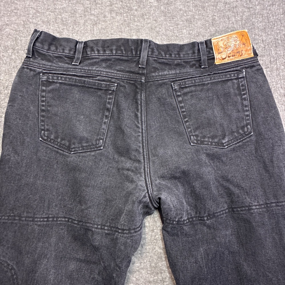 Vintage Draggin Jeans Kevlar Lined Motorcycle Jeans Mens 36x32 Black Straight